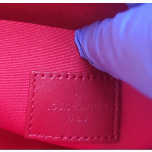 LOUIS VUITTON 3 Piece Set Red Felice Monogram Pochette - Picture 11 of 15